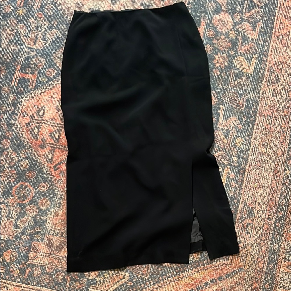 Talbots Black Maxi Skirt